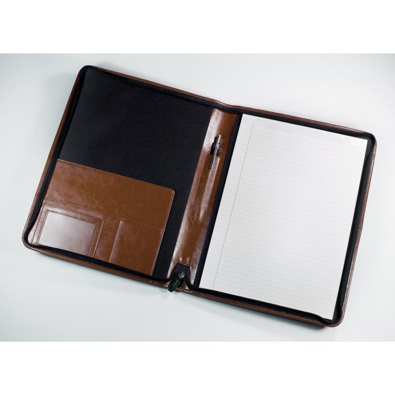 Image of Darwin PU Vegan Leather A4 Zipped Folder