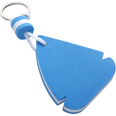 Image of EVA sail ship shaped, floating key chain