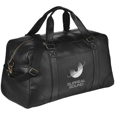 Image of Oxford Vegan Leather Weekend Travel Duffel Bag