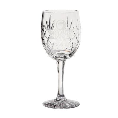 Image of 285ml Glencoe Lead Crystal Panel Goblet