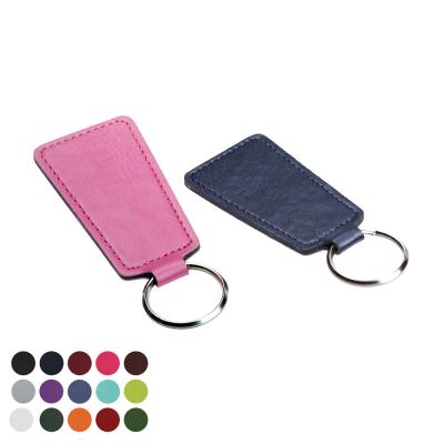 Image of Belluno Vegan Leather Economy Trapeze Key Fob