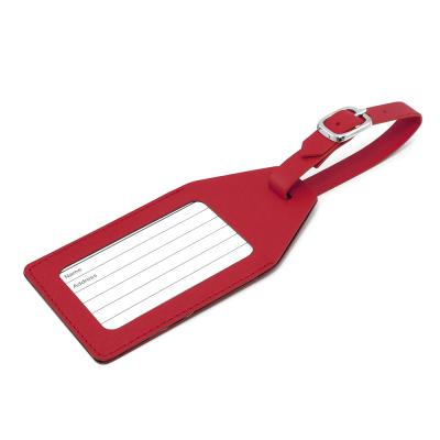 Image of Vegan Belluno PU Angled Luggage Tag