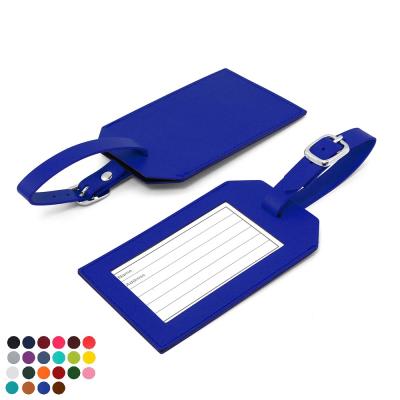 Image of Vegan Belluno PU Rectangle Luggage Tag