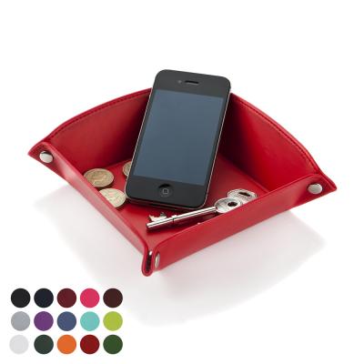 Image of Vegan Leather Desk Tidy Tray