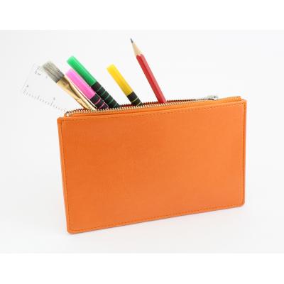 Image of Belluno Coloured PU Vegan Leather Small Zipped Pouch