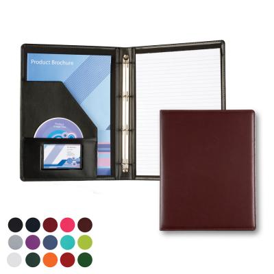 Image of Belluno PU Vegan Leather A4 Slim Ring Binder