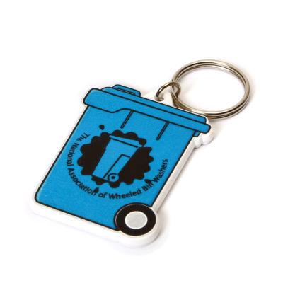 Image of Recycled Wheeliebin Shape Keyring