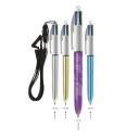 Image of BIC® 4 Colours Shine ballpen + Lanyard Laser Engraving 360