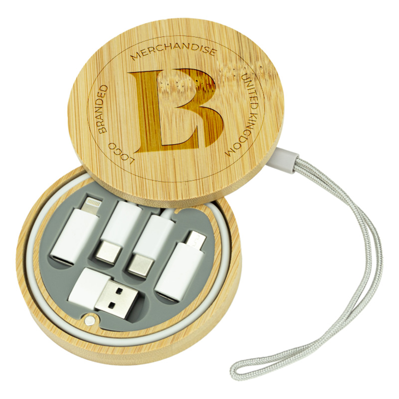 Image of Bamboo ECO Charging Cable Set