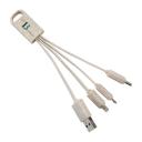 Image of ECO Wheatstraw 4-in-1 Multi USB Charging Cable