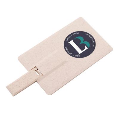 Image of Eco Wheatstraw Credit Card USB Flash Drive